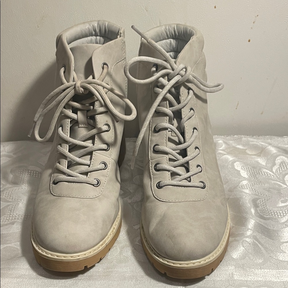 Lace-Up Boots